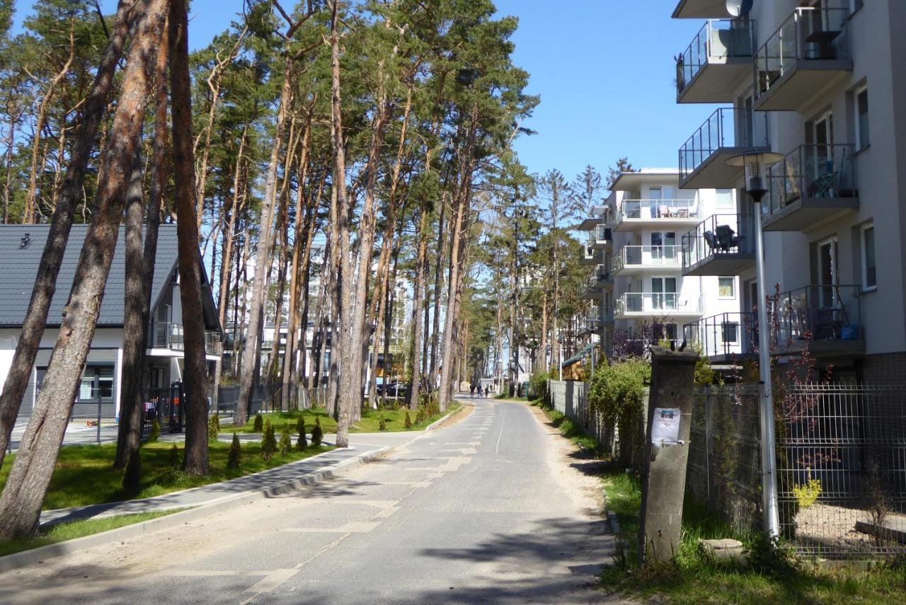 Dziwnowek Lesne Tarasy Blue Apartment Exterior photo